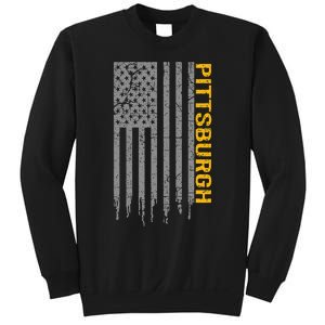 Pittsburgh Usa Flag Patriotic American From Pittsburgh Sweatshirt