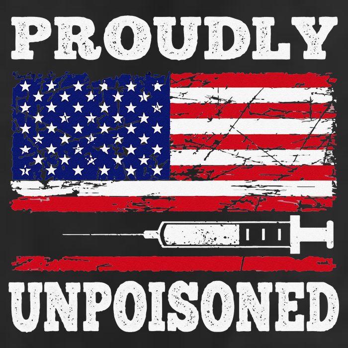 Proudly Unpoisoned Funny Saying Vaccinated 4th of July Flag Cool Comfort Performance Bucket Hat