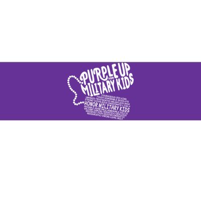 Purple Up For Military Month Of The Military Child Bumper Sticker