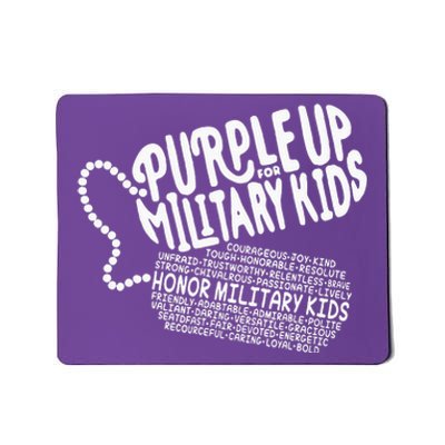 Purple Up For Military Month Of The Military Child Mousepad