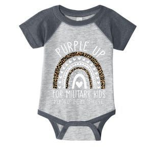 Purple Up For Military Children Tree Month Of Military Child Infant Baby Jersey Bodysuit