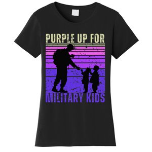 Purple Up For Military Month of the Military Child Women's T-Shirt