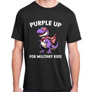 Purple Up For Military Month Of Military Child Trex Adult ChromaSoft Performance T-Shirt