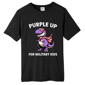 Purple Up For Military Month Of Military Child Trex Tall Fusion ChromaSoft Performance T-Shirt