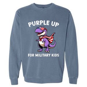 Purple Up For Military Month Of Military Child Trex Garment-Dyed Sweatshirt