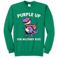 Purple Up For Military Month Of Military Child Trex Sweatshirt