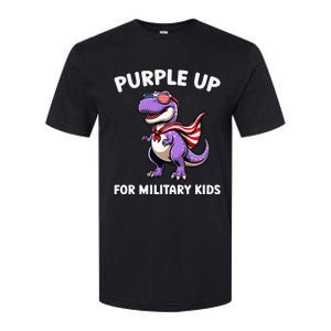 Purple Up For Military Month Of Military Child Trex Softstyle CVC T-Shirt