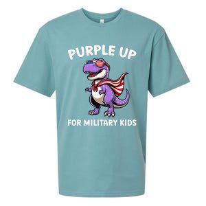 Purple Up For Military Month Of Military Child Trex Sueded Cloud Jersey T-Shirt