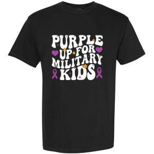 Purple Up For Military Month Of The Military Child Garment-Dyed Heavyweight T-Shirt