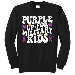 Purple Up For Military Month Of The Military Child Sweatshirt