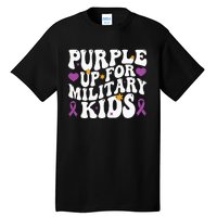 Purple Up For Military Month Of The Military Child Tall T-Shirt