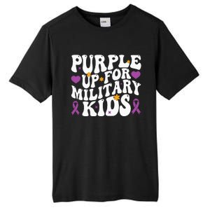 Purple Up For Military Month Of The Military Child Tall Fusion ChromaSoft Performance T-Shirt