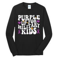 Purple Up For Military Month Of The Military Child Tall Long Sleeve T-Shirt