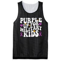 Purple Up For Military Month Of The Military Child Mesh Reversible Basketball Jersey Tank