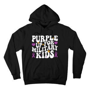 Purple Up For Military Month Of The Military Child Tall Hoodie