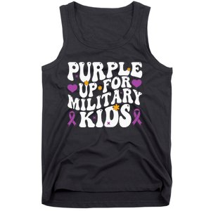 Purple Up For Military Month Of The Military Child Tank Top