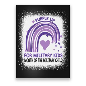 Purple Up For Military Month Of The Military Child Poster