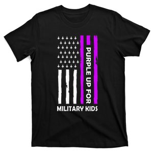 Purple Up For Military Of The Military Child T-Shirt