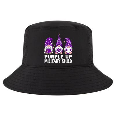 Purple Up For Military Military Child Month Gnomes Cool Comfort Performance Bucket Hat