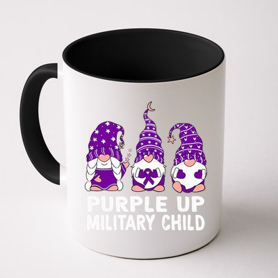 Purple Up For Military Military Child Month Gnomes Mug
