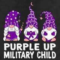 Purple Up For Military Military Child Month Gnomes 11oz C Handle Ceramic Mug