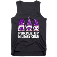 Purple Up For Military Military Child Month Gnomes Tank Top