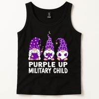 Purple Up For Military Military Child Month Gnomes Tank Top