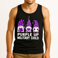 Purple Up For Military Military Child Month Gnomes Tank Top