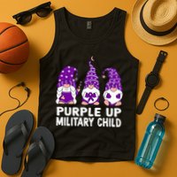 Purple Up For Military Military Child Month Gnomes Tank Top
