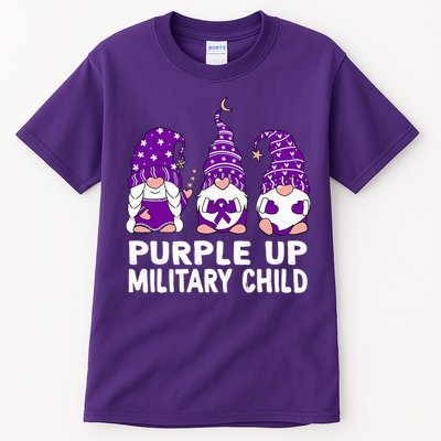 Purple Up For Military Military Child Month Gnomes Tall T-Shirt