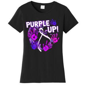 Purple Up For Military Month Of The Military Child  Women's T-Shirt