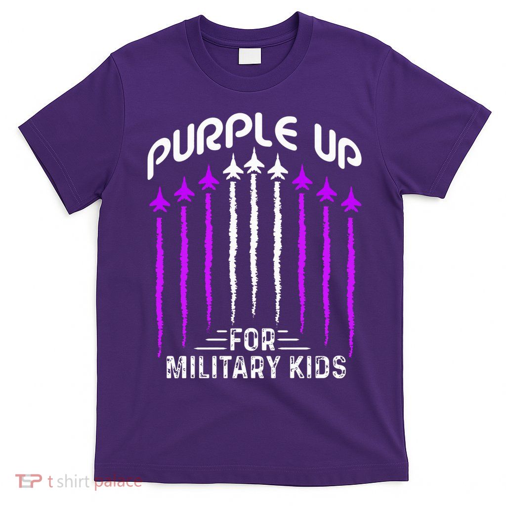 Purple Up For Military Military Child T-Shirt