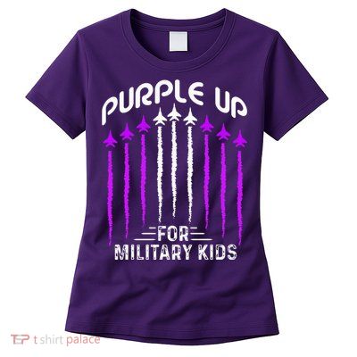 Purple Up For Military Military Child Women's T-Shirt
