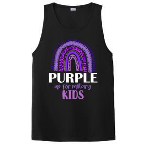 Purple Up For Military Gift Military Month Rainbow Gift PosiCharge Competitor Tank