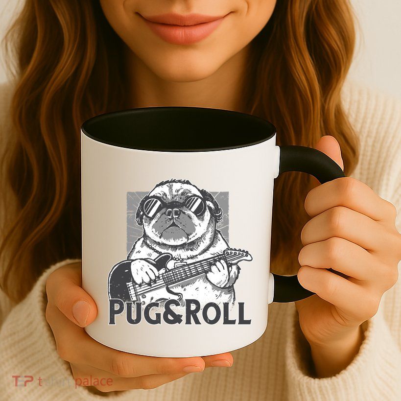 Pug And Roll Mug