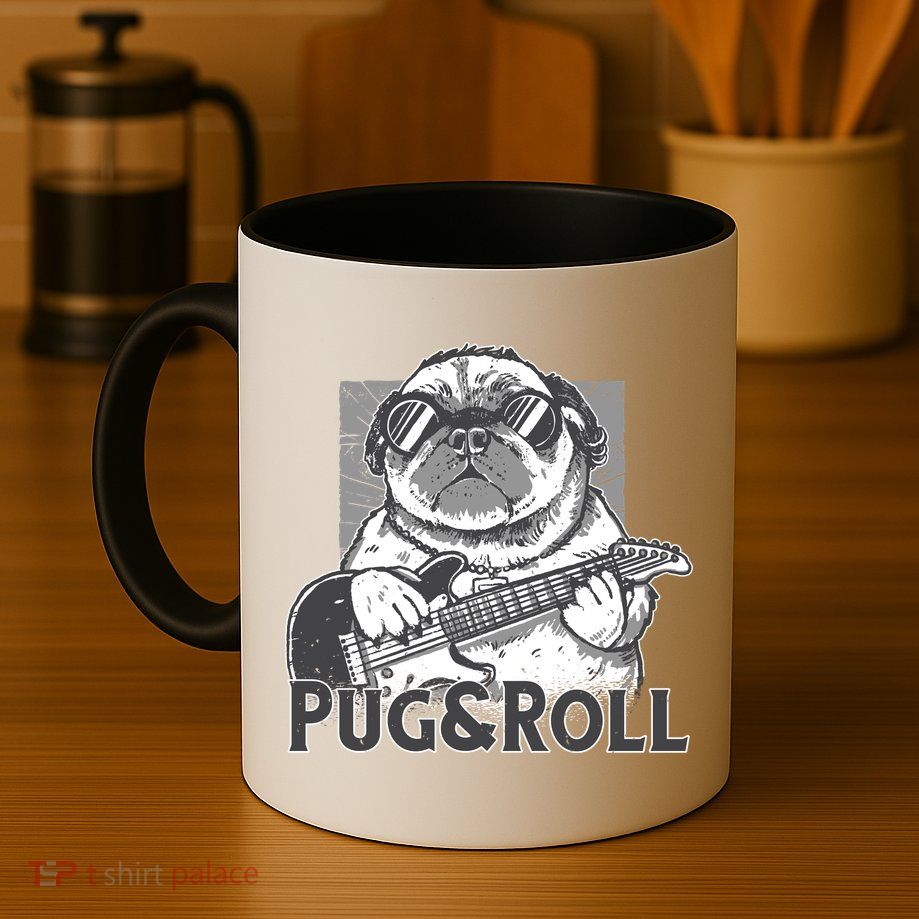 Pug And Roll Mug
