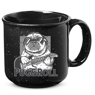 Pug And Roll 15oz Campfire Ceramic Mug