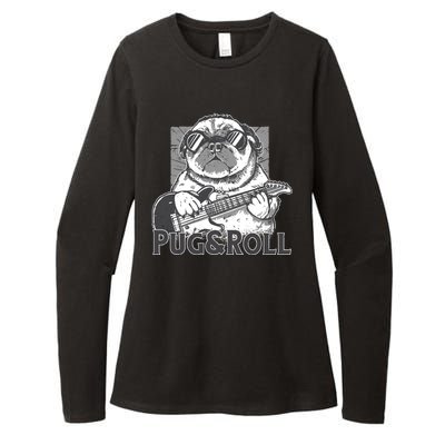 Pug And Roll Womens CVC Long Sleeve Shirt