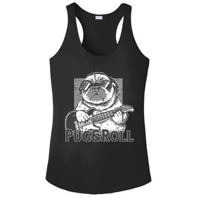 Pug And Roll Ladies PosiCharge Competitor Racerback Tank