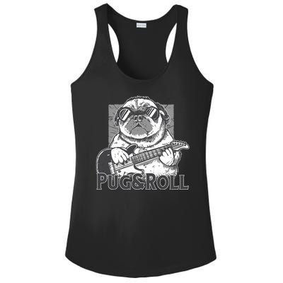 Pug And Roll Ladies PosiCharge Competitor Racerback Tank