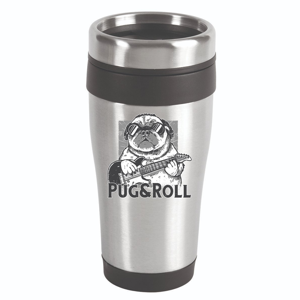 Pug And Roll 16oz Travel Tumbler
