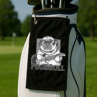 Pug And Roll Golf Towel