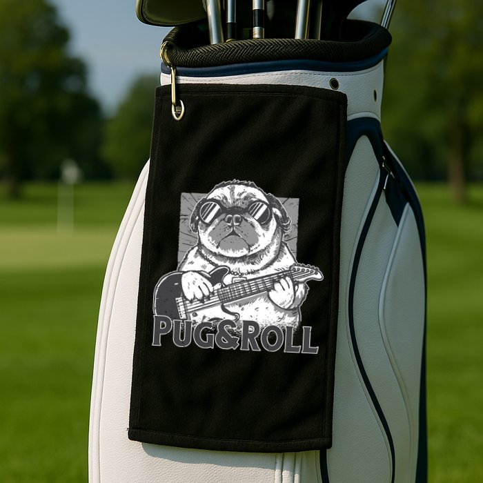 Pug And Roll Golf Towel