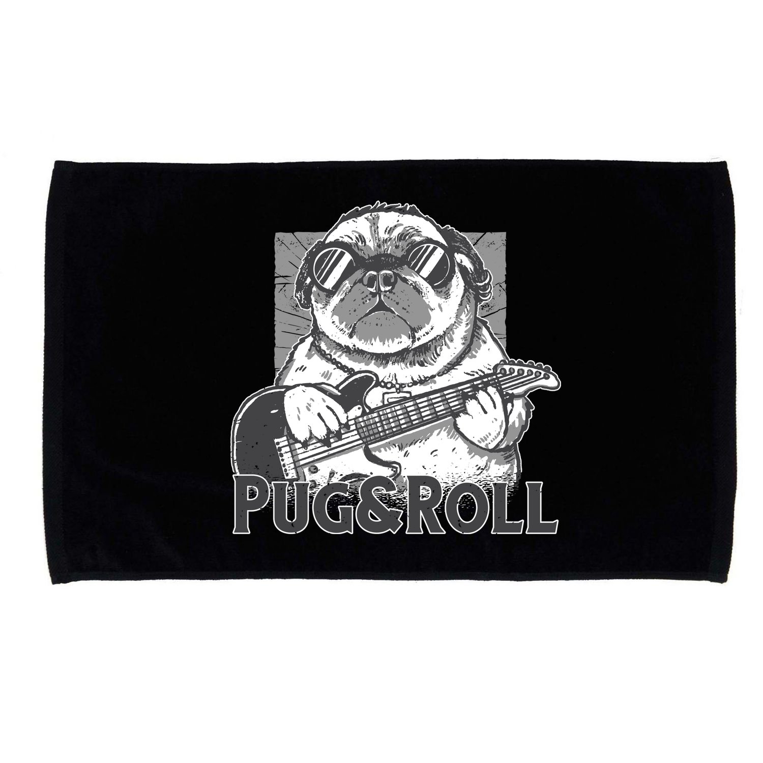 Pug And Roll Microfiber Hand Towel