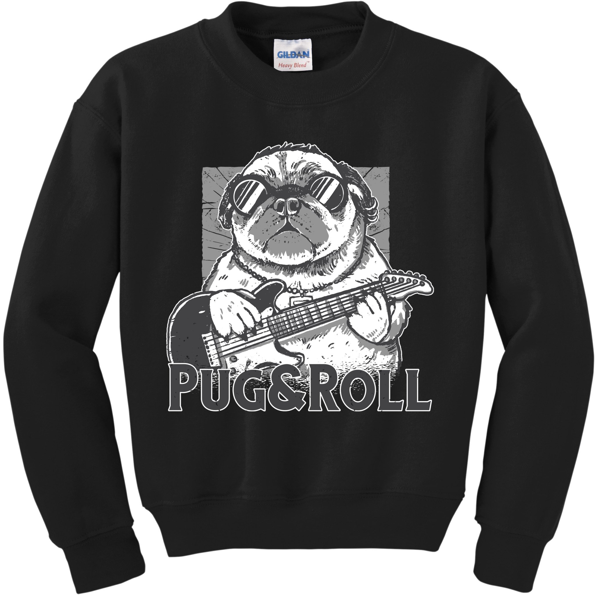 Pug And Roll Kids Sweatshirt