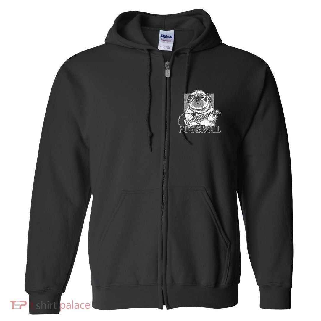 Pug And Roll Full Zip Hoodie