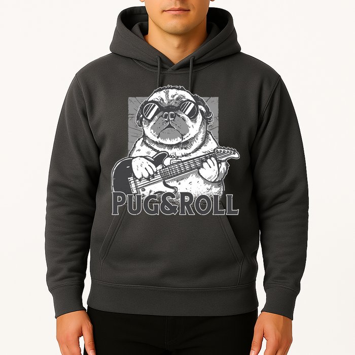 Pug And Roll Hoodie