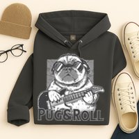 Pug And Roll Hoodie