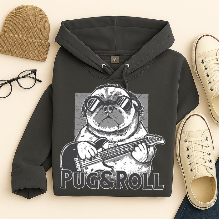 Pug And Roll Hoodie