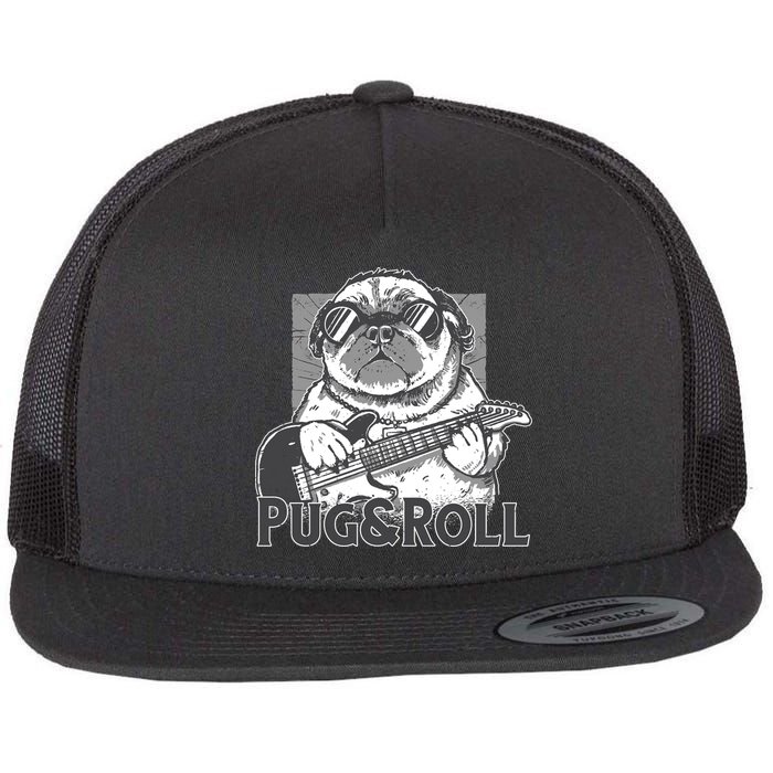 Pug And Roll Flatbill Hat